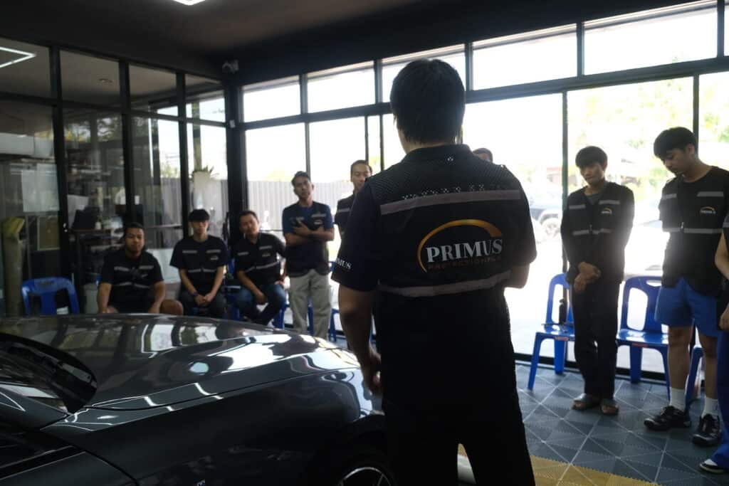 คอร์สสอนติดฟิล์มกันรอย PPF กรุงเทพ Primus Academy
