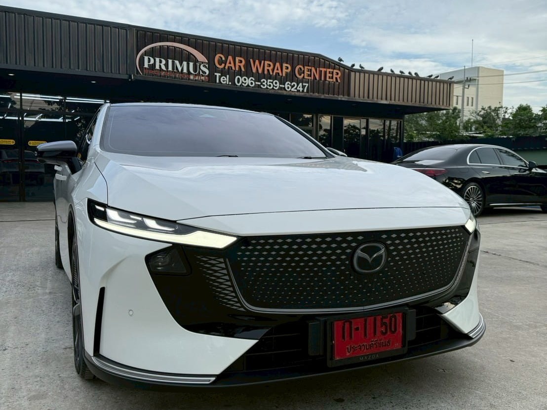 ติดฟิล์มกันรอย PPF Mazda 6e รถ EV ที่ Primus Protection Film