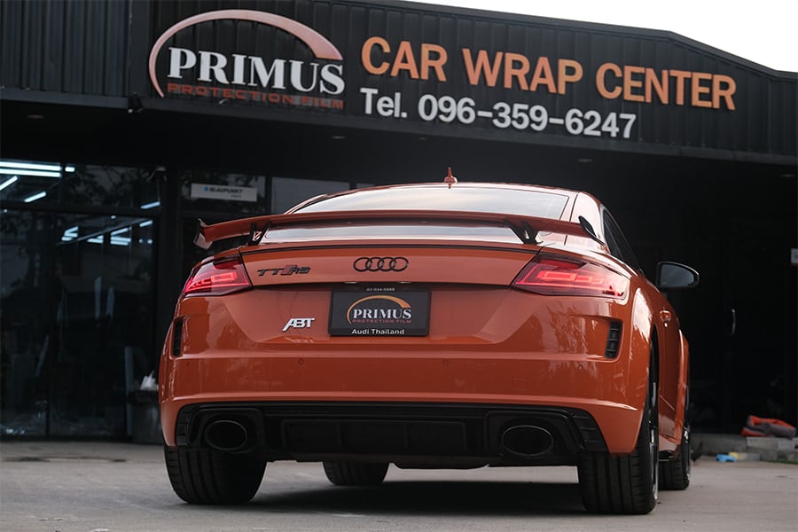 ฟิล์มกันรอย PPF Audi TT RS Quattro ด้านหลัง เต็มคัน ที่ Primus