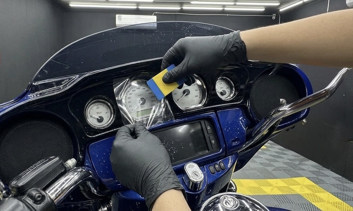 ฟิล์มใสกันรอย Harley-Davidson ปกป้องหน้าปัดและมาตรวัด