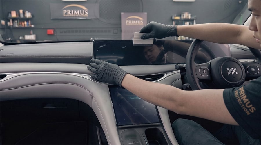 ฟิล์มใสกันรอยภายใน MG ปกป้องคอนโซล โดย Primus