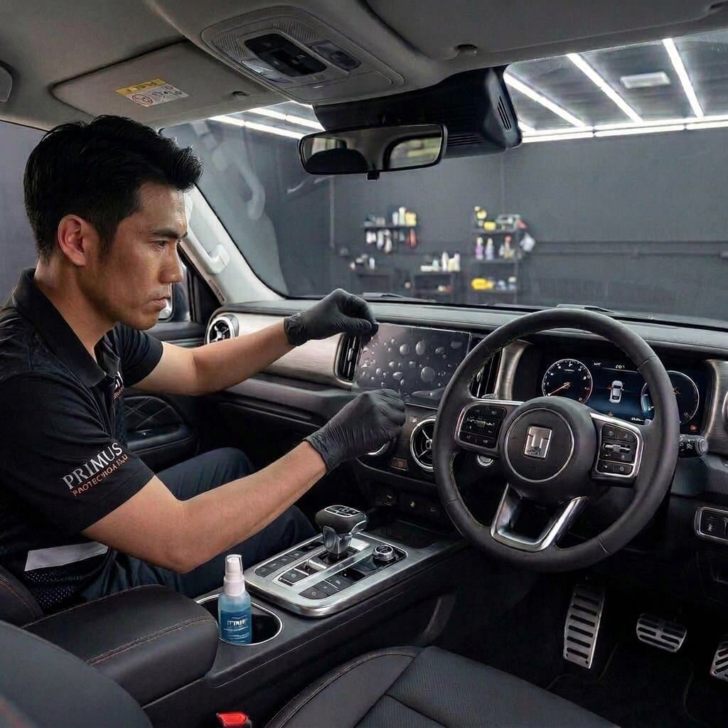 ฟิล์มใสกันรอยภายใน Tank 300 ปกป้องคอนโซล โดย Primus