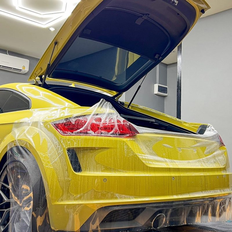 ผลงานการติดตั้งฟิล์มกันรอยรถยนต์ Audi TT 2022